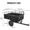 Heavy Duty Utility Trailer For ATV/UTV, 750lbs Capacity Garden Dump Cart With 17 Cu. Ft. Bed, Removable Sides, Pneumatic Tires, For Lawn Mower 1 Heavy Duty Utility Trailer For ATV/UTV, 750lbs Capacity Garden Dump Cart With 17 Cu. Ft. Bed, Removable Sides, Pneumatic Tires, For Lawn Mower -Furniture GUEST 71f2984f 55dc 41ad 94c5 f6178aa22dd2
