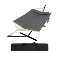 Instant-Setup 2-Person Hammock With Reinforced Steel Frame – Portable Outdoor Lounger For Garden, Camping&Beach(450lb Capacity + Quick-Fold Carry Bag -Furniture GUEST 761cbf90 017c 4457 a628 f5832606d931