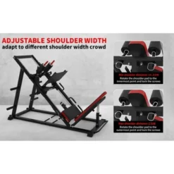 Leg Press Hack Squat Machine Combo, Professional Adjustable Leg Exercise Machine , Hack Squat Leg Press Machine For Full Lower Body Workout, 1500LBS -Furniture GUEST 7646d6dd c033 453c 99ad 0e1361c78c06