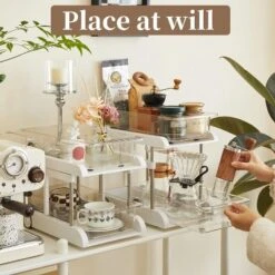 1 Pack 2 Tier Under Sink Organizer,Under Cabinet Organizer With Sliding Drawer Multifunctional Storage Shelves Pull Out Cabinet Organizer For Kitchen -Furniture GUEST 764c45d4 1a0a 4607 a12c a9c9cb9ee1ef