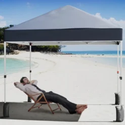 10x10 Ft, Patented Center Locking Canopy Tent, Portable Outdoor Canopy Tent, Comes With Hand Wheel Bag, Suitable For Outdoor Use, Height Adjustable 22 10x10 Ft, Patented Center Locking Canopy Tent, Portable Outdoor Canopy Tent, Comes With Hand Wheel Bag, Suitable For Outdoor Use, Height Adjustable -Furniture GUEST 79629972 0ecb 44c6 9f97 47ecbef959d3