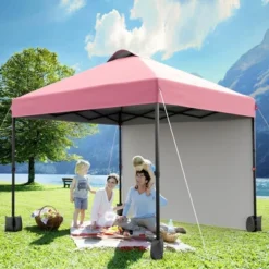 10x10 Pop Up Canopy With Sidewalls For Outdoor, Portable Outdoor Canopy With One Push Setup, Easy Set-Up Waterproof Pop Up Tent For Outdoor Party -Furniture GUEST 7aeae29a 6fdb 4af8 b32f e9b3cf9b1a97