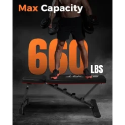 TROPOW Adjustable Weight Bench ¨C 660LB Capacity 5-Level Incline/Decline Foldable Exercise Bench For Home Gym & Full-Body Training (Black, 1-Pack) 12 TROPOW Adjustable Weight Bench ¨C 660LB Capacity 5-Level Incline/Decline Foldable Exercise Bench For Home Gym & Full-Body Training (Black, 1-Pack) -Furniture GUEST 7bf0124b a426 45e8 8aca 2d54f00a9085