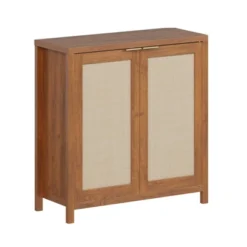 Farmhouse Buffet Cabinet With Rattan Doors - Storage Sideboard With Adjustable Shelves For Dining Room, Kitchen & Entryway -Furniture GUEST 7fd5393f 15f3 4b53 94cc 454e7cb6477c