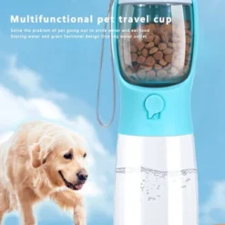 Dog Water Bottle, Portable Pet Travel Bottle With Food Container & Filter - 550ml For Outdoor Walking Hiking -Furniture GUEST 82594d91 f902 4e4d bd2a 9c7edef29185