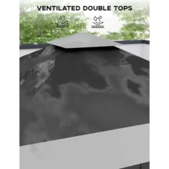 12x12FT Pop Up Gazebo,Canopy Tent On Clearance,Outdoor Patio Gazebo,Tent For Party,Wedding,Outdoor Dining,Backyard -Furniture GUEST 826c74b4 5226 4b04 8714 034fbc1adf2b