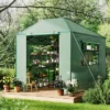 6x8 FT Portable Pop Up Greenhouse For Plants, Indoor & Outdoor Gardening Tent With Zipper Roll-Up Door -Furniture GUEST 843e3190 1fcb 431e 9ca0 da93b2aeb579