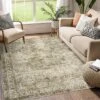 Vintage Area Rug For Living Room, 8x10 Non-Slip Machine Washable Rug For Kitchen, Indoor Floor -Furniture GUEST 84c3b744 2e11 4ca3 833a fdda79bc51cc
