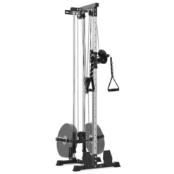 Wall Mount Cable Machine,LAT Power Cable Machine, LAT Pull Down And LAT Row LAT Tower,Cable Crossover Machine For Home Gym Total Body Training