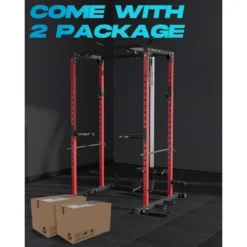 Power Rack, Squat Rack With LAT Pulldown & Low Row - 1200LBS Home Gym Cage With J-Hooks, Pull Up Bar, Weight Rack For Strength Training -Furniture GUEST 86ecba53 0fa7 4549 9d6f 52f1c88999a7