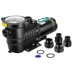 In/Above Ground Pool Pump, 1.5 HP With Timer, 110V, SPP1100A 9350GPH High Flow, Powerful Self Primming Swimming Pool Pumps -Furniture GUEST 87411f36 3b0c 4ecf a987 03665f647aa3