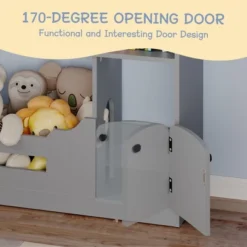 3-Tier Kids Bookshelf, Toy Storage Organizer With Motion Sensor Light, Wooden Book Shelf, Kids Book Rack For Kids Rooms, Classroom, Playing Room -Furniture GUEST 8896e5b3 cfea 4ef7 845f f52fa0406f01