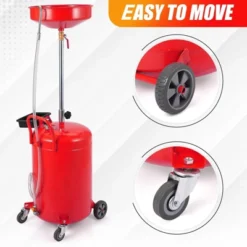 Waste Oil Drain, Oil Drain Tank - 20 Gallon Portable Air Operated With Adjustable Funnel Height, Pressure Valve & Wheels For Garage/Workshop -Furniture GUEST 8c2fa6aa cb8b 447a a779 c86c8120f7ab