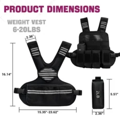 Adjustable Weighted Vest Women, 6-20 Lb Weight Vest With Ironsand Weights And DIY Zone For Walking, Jogging And Strength Training -Furniture GUEST 8d545cfc 9181 41f2 b5a6 2995c6507c3b