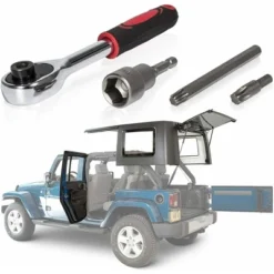 Quick Release Tool Set, Wrangler Hard Top & Door Removal Kit - Chrome Vanadium Steel High Torque Wrench For JL JK JKU JLU Sports, Black -Furniture GUEST 8ddfd513 9374 4446 bc1b 7bef1378c13b