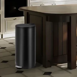 8 Gallon Round Trash Can, 30L Modern Garbage Can With Soft Close Lid And Foot Pedal, Removable Inner Bucket For Living Room, Bathroom, Kitchen -Furniture GUEST 8e5b410a 68f0 4768 82f1 5a872b30b4ea