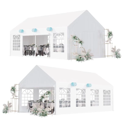 Outdoor Gazebo Tent For Events , Removable Sidewalls, 3 Storage Bags, Waterproof, Easy Setup, Ideal For Backyard Parties, Weddings 4 Outdoor Gazebo Tent For Events , Removable Sidewalls, 3 Storage Bags, Waterproof, Easy Setup, Ideal For Backyard Parties, Weddings - Image 2