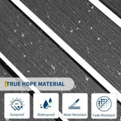 TROPOW Ottoman For Adirondack Chair, HDPE Adirondack Ottoman Footrest, Weather Resistance Outdoor Footstool For Outside Porch Pool 14 TROPOW Ottoman For Adirondack Chair, HDPE Adirondack Ottoman Footrest, Weather Resistance Outdoor Footstool For Outside Porch Pool -Furniture GUEST 8fb78eed a0ae 4250 9239 b3e181519001