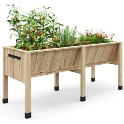 TROPOW Raised Garden Bed With Legs, Elevated Wooden Planter Box -Furniture GUEST 90e93ccd 689f 4448 b6a1 7f08f945a720