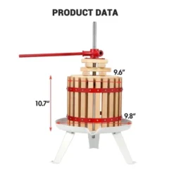 3.2 Gal Manual Fruit Wine Press With A Filter Bag, Manual Juice Maker, Hand Juicer Squeezer -Furniture GUEST 92a2e916 f768 4a7d b57b 1d21867457fc