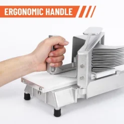 Tomato Slicer, 3/8" Stainless Steel Blade Slicer With Built-In Cutting Board - Safety Guards & Non-Slip Feet For Restaurant & Home 14 Tomato Slicer, 3/8" Stainless Steel Blade Slicer With Built-In Cutting Board - Safety Guards & Non-Slip Feet For Restaurant & Home -Furniture GUEST 9528b783 18bf 47d9 9640 365b76cf6e8b