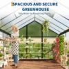 Greenhouse Outdoor - Polycarbonate Walk-in Garden Greenhouse With Roof Vent, Aluminum Frame & Lockable Door -Furniture GUEST 95ca3cfd 0d9b 4d4e a1f1 f3a104c477bb