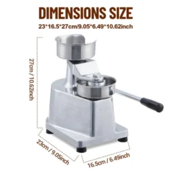6 Inch Commercial Burger Patty Maker, Hamburger Beef Patty Maker With 500 Pcs Patty Papers -Furniture GUEST 96273a73 4af3 4da4 b988 be3b8f549745