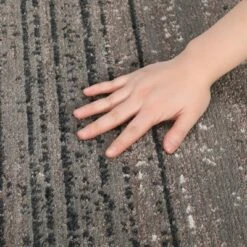 Modern Ombre Entryway Runners Low Pile Thick Carpet Contemporary Non-Shedding Long Rugs For Bathroom Bedroom Kitchen Laundry Floor Mat