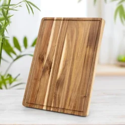 24x18 Inch Acacia Wood Cutting Board – Thick Butcher Block With Juice Groove & Handles, Perfect For Meat Prep, Cheese -Furniture GUEST 975f0c4b d5f5 4f05 b8ae 7ef52cefbeef