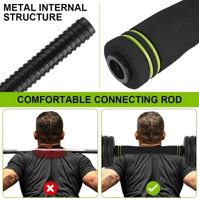 4 In 1 Adjustable Dumbbell Set, 44LBS Free Weight Set Used As Dumbbell, Barbell, Kettlebell And Push-up, Home Gym Fitness Workout Equipment Black 4 4 In 1 Adjustable Dumbbell Set, 44LBS Free Weight Set Used As Dumbbell, Barbell, Kettlebell And Push-up, Home Gym Fitness Workout Equipment Black - Image 2