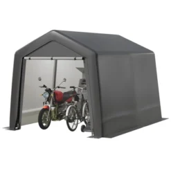 Outdoor Portable Storage Shelter Shed, Waterproof And UV Resistant Portable Garage Kit Tent With Rolled Up Zipper Doors & Vents Carport 15 Outdoor Portable Storage Shelter Shed, Waterproof And UV Resistant Portable Garage Kit Tent With Rolled Up Zipper Doors & Vents Carport -Furniture GUEST 985d75a2 02c9 4ab6 8aa3 c2db6535637f