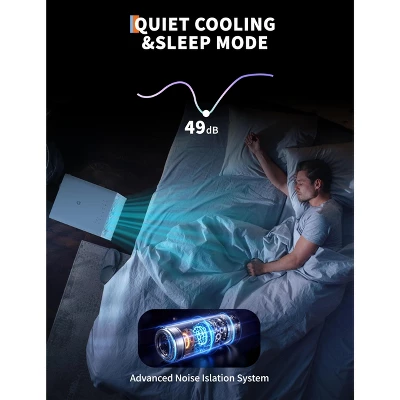 Garvee 8,000 BTU Portable Air Conditioners, Quiet Air Conditioner Up To 750 Sq.Ft, 3-In-1 AC Unit With Cool, Fan, Dehumidifier, 24H Timer 5 Garvee 8,000 BTU Portable Air Conditioners, Quiet Air Conditioner Up To 750 Sq.Ft, 3-In-1 AC Unit With Cool, Fan, Dehumidifier, 24H Timer - Image 3