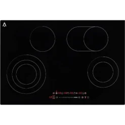 Electric Cooktop, 35.4" 8800W 4 Burner Ceramic Glass Stovetop - 240V Plug-In With Timer & Kid Safety Lock, Black -Furniture GUEST 99593e80 300d 4aa9 858e e05df5fecd11