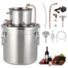 Alcohol Still - Brewing Kit With Circulation Pump, Copper Tubing,Dual Display Thermometer, Stainless Steel -Furniture GUEST 9a27ad41 e1b9 4251 9dbe 0c67a521631d