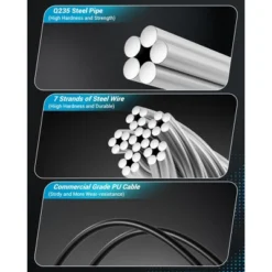 Power Rack, Squat Rack With LAT Pulldown & Low Row - 1200LBS Home Gym Cage With J-Hooks, Pull Up Bar, Weight Rack For Strength Training -Furniture GUEST 9c0f5cb6 ce7e 4491 b6dd 56d8ddcb6b33