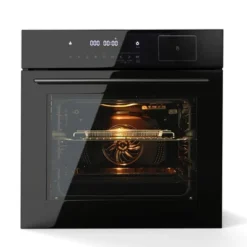Wall Oven- 24 Inch 2.5Cu. Ft Convection Electric Oven With Multiple Cooking Functions, Touch Control, Safety Lock, 3D Heating, Stainless Steel -Furniture GUEST 9cbcd8d4 def2 46c9 a5f0 32a939c81948