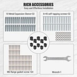 Post Base, Deck Brackets 4 Pack Heavy Duty Steel - Rust-Resistant Post Anchors With Hardware Kit For Fence, Deck, Gazebo -Furniture GUEST 9e171648 628d 44ab 8734 3eb4bd15fa5b