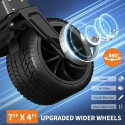 TROPOW Heavy Duty Utility Beach Wagon Cart, Collapsible Wagon Beach With All Terrain Wheels, Extra Long WagonCart Foldable With Cup Holders For Sand -Furniture GUEST 9e533f70 311c 498e a236 3c0185a64346