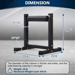 Bulgarian Split Squat Stand, Single Leg Squat Roller, Split Squat Stand With 7 Adjustable Roller Heights, Ideal For Squats, Leg Lunges -Furniture GUEST 9faf0377 c8a9 4388 831a 80c1488e7d22