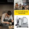 Meat Slicer, 10" Electric 240W Slicer With Stainless Steel Blade - Adjustable Thickness For Restaurant, Deli & Home 2 Meat Slicer, 10" Electric 240W Slicer With Stainless Steel Blade - Adjustable Thickness For Restaurant, Deli & Home -Furniture GUEST a0b2de8a fdb1 4410 88c8 238667f258db