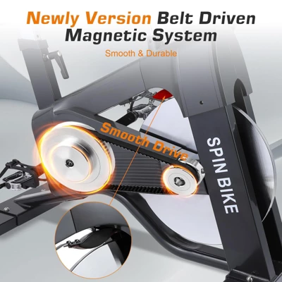 Exercise Bike For Home, Indoor Cycling Bike Stationary, Quiet Magnetic Workout Bike With Comfortable Seat Cushion, 330LB Capacity, Digital Display 3 Exercise Bike For Home, Indoor Cycling Bike Stationary, Quiet Magnetic Workout Bike With Comfortable Seat Cushion, 330LB Capacity, Digital Display