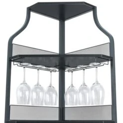 TROPOW Corner Bar Rack Cabinet With Detachable Wine Rack, Bar Cabinet With Glass Holder, Small Sideboard And Buffet Cabinet With Mesh Door 18 TROPOW Corner Bar Rack Cabinet With Detachable Wine Rack, Bar Cabinet With Glass Holder, Small Sideboard And Buffet Cabinet With Mesh Door -Furniture GUEST a1d32e08 c93d 45b2 9cfb 71c6a41ff4bc