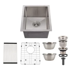Kitchen Sink For Single Bowl,Undermount Kitchen Sink Stainless Steel Sink 16 Gauge Kitchen Sinks With Accessories, Easy Drain And Low Noise -Furniture GUEST a2bbf9bb 5e92 4569 9ae5 dfe89cd6e5ee