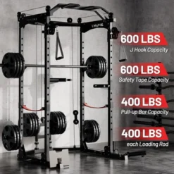 Power Rack, 1600LBS Capacity Squat Rack For Home Gym With Cable Crossover, Pull-up Bar, Multifunctional Home Gym Equipment With Attachments -Furniture GUEST a4d4eba2 4030 40dc ae24 b542afe88a90