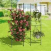 Elegant 2 Rack Baroque Iron Trellis For Climbing Plants, 1.6FT Tall Rustproof Garden Support For Roses, Vegetables, And Indoor Potted Plants -Furniture GUEST a4fba8cc aa12 4683 b2c4 b4557ce82ec2