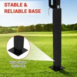 55" Outdoor Basketball Hoop System, Tempered Glass Shatterproof Backboard, 8-10Ft Quick Height Adjustment -Furniture GUEST a512d6f9 605e 40db a8e4 1c60085712a7