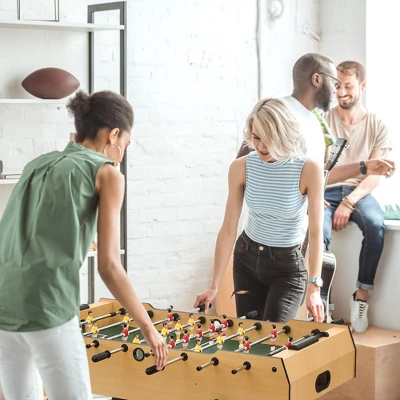 Folding Foosball Table For Home, Game Room, Football/Soccer Game Table For Adults, Arcade Soccer Table Game 6 Folding Foosball Table For Home, Game Room, Football/Soccer Game Table For Adults, Arcade Soccer Table Game - Image 4