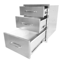 18W X 23H X 23D Inch Outdoor Kitchen Stainless Steel Double Access Drawers Combo For BBQ Island Or Grill Station 15 18W X 23H X 23D Inch Outdoor Kitchen Stainless Steel Double Access Drawers Combo For BBQ Island Or Grill Station -Furniture GUEST a7e21c02 5b78 4025 bb09 385ff714a555