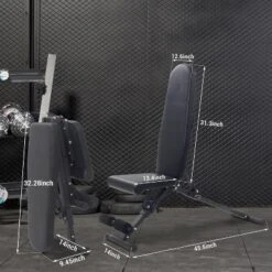 Adjustable Weight Bench 800Lbs Capacity For Full Body Workout, Incline And Decline Weight Bench -Furniture GUEST abf81370 fe7f 43f1 ae59 34822817c0f3