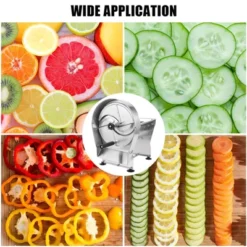 Electric Vegetable Fruit Slicer, 0-10mm Thickness Adjustable, Commercial Vegetable Fruit Slicer -Furniture GUEST ac05f5b9 0fc3 4621 a70e 01f6597014c5